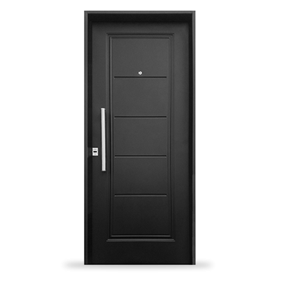 Puerta Inyectada Barmetal Línea Standard 200x80 Negra