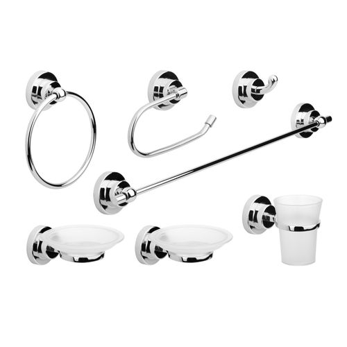 Set de Accesorios para Baño Estalgrif Zeus 8 piezas