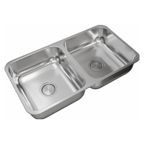 Pileta Doble de Acero 304 Johnson para Cocina C37/18