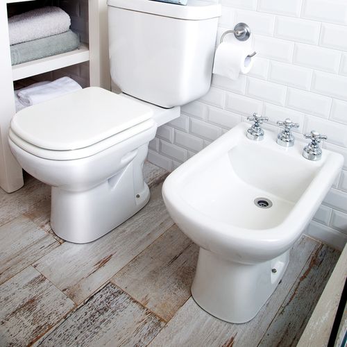 Bidet 1 Agujero Ferrum Bari BKM1-B Blanco