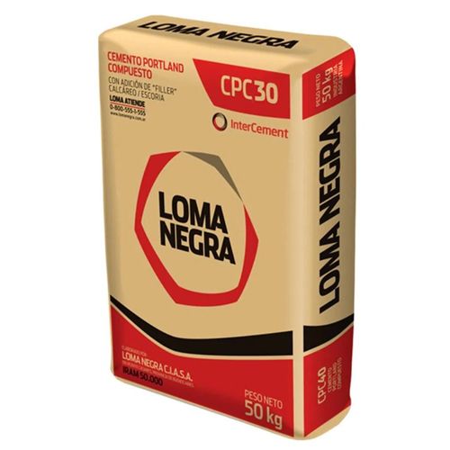 Cemento Portland Loma Negra X 50 Kg CPC30