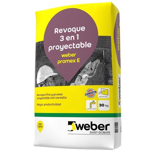 Revoque 3 en 1 WebeR Promex E con Ceresita x 30 Kg
