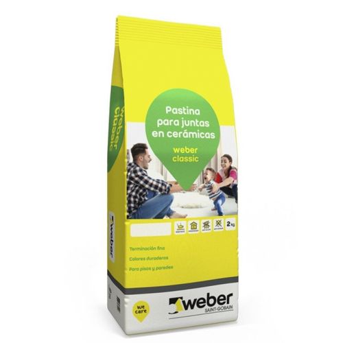 Pastina Color Weber Classic Plata x 2 Kg