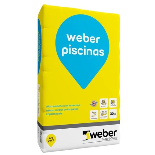 Pegamento Piscinas Weber x 7 Kg