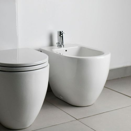 Bidet 1 Agujero Ferrum Fontana BOA1J Blanco