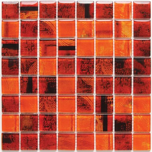 Malla Acuarela Prana Fuego 28.4x28.4