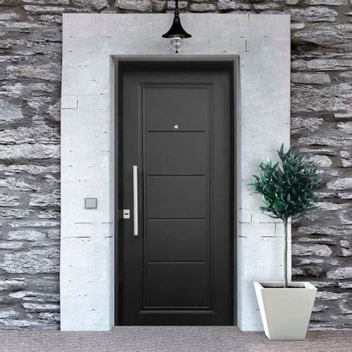 Puerta Inyectada Barmetal Línea Standard 200x80 Negra