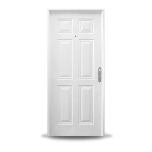 Puerta Inyectada Barmetal 730 6 Tableros Línea Standard 80x200 Blanca I