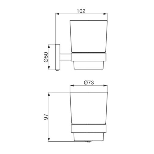 Porta Cepillos FV Triades