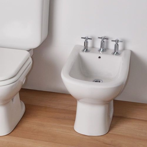 Bidet 3 Agujeros Ferrum Bari BKM3-B Blanco