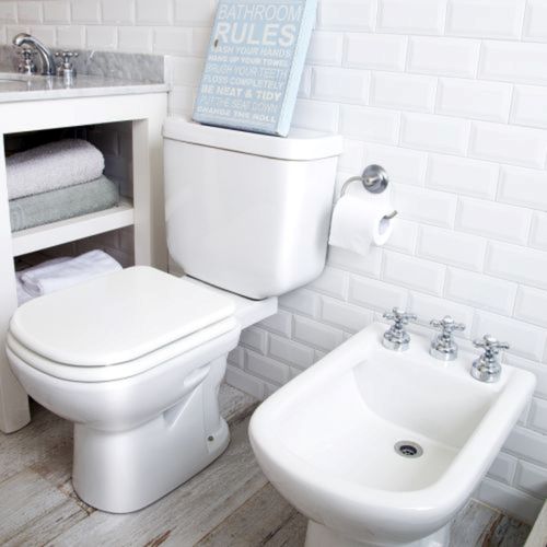 Combo de baño Bari Ferrum 3 piezas + asiento