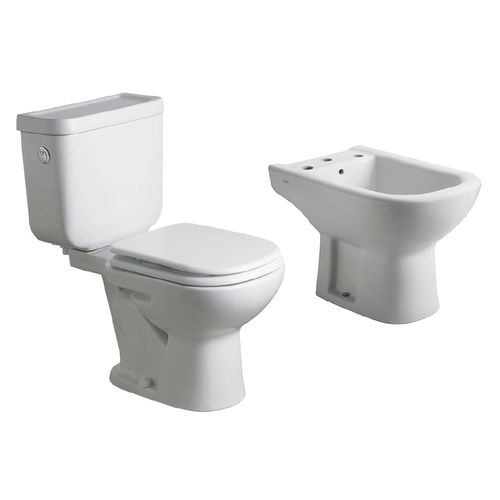 Combo de baño Bari Ferrum 3 piezas + asiento