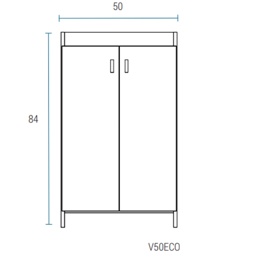 Vanitory Schneider Eco Blanco 50x84 V50ECO