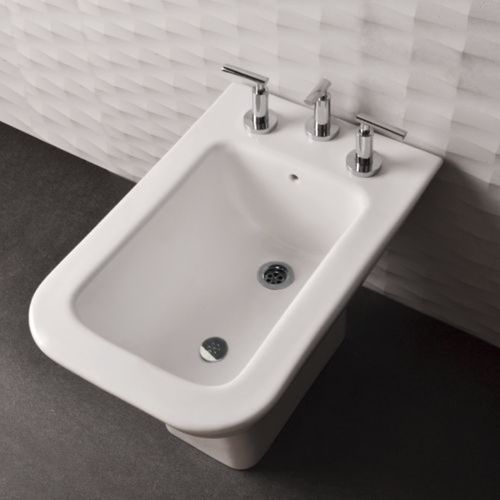 Bidet Ferrum Milena 3 agujeros Blanco BDF3J