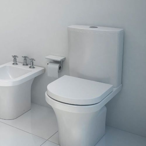 Juego de Baño Ferrum Varese Inodoro Largo 3 Piezas con Asiento