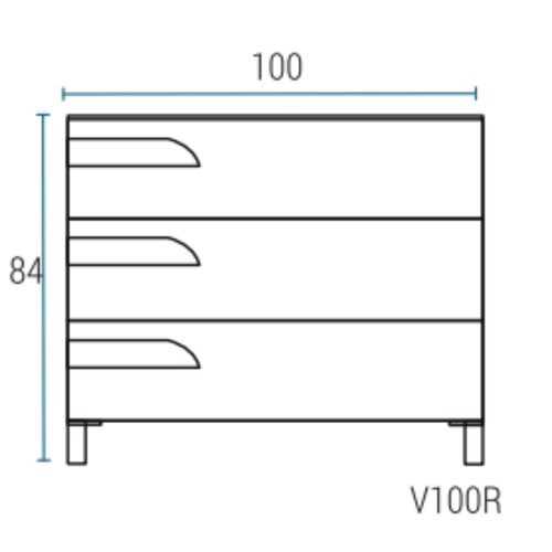 Vanitory Schneider Rivo Wengue 100 cm