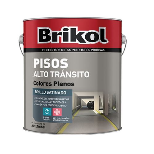 Impermeabilizante para Pisos Alto Tránsito Brikol Blanco 1 lts