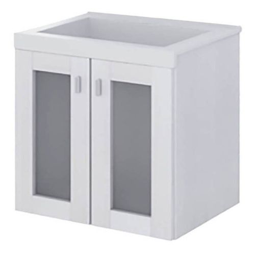 Vanitory Schneider Colgante Terra Vetro Blanco 50x57 VC50TV