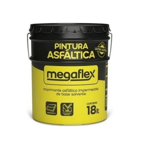 Pintura Asfáltica Megaflex x 18 Litros