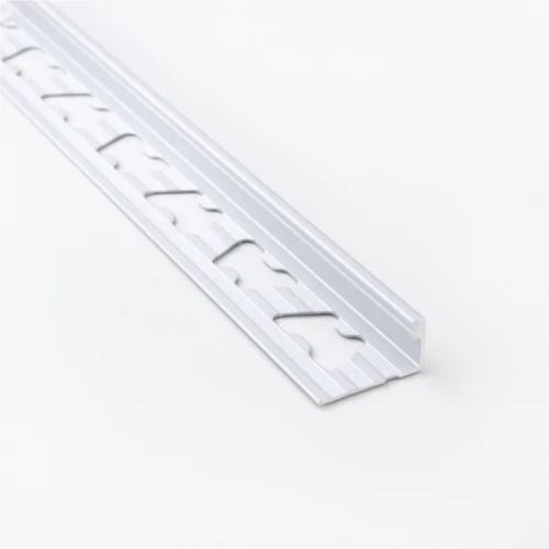 Perfil L Recto Moldumet Aluminio Cromo Mate 10mm