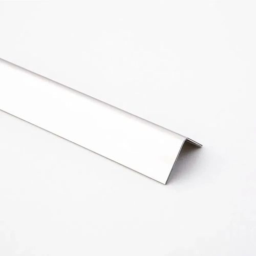 Moldura Omega Recta Moldumet Aluminio Brillante 20mm