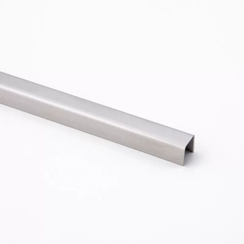 Listel Simple Acero Inoxidable Moldumet Brillante 12mm