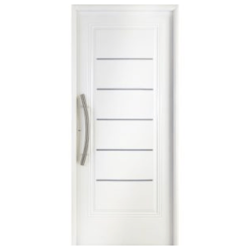 Puerta Semipremium Nexo 1 Tablero Machimbrado 85x205 Blanca