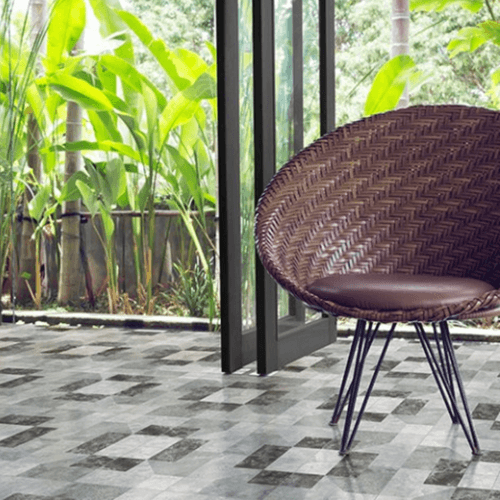 Piso Sofía Negro Allpa 46X46