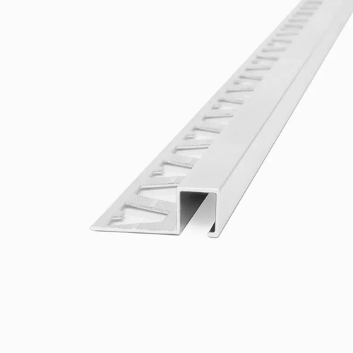 Varilla Guardacanto Quadra Aluminio Anodizado Cromo Brillante 10x10 Atrim Cod: 3421