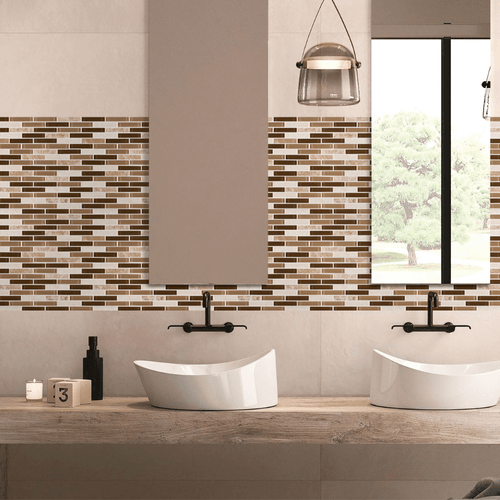 Revestimiento Misiones Malla Murano Strips 30x30 Q4006