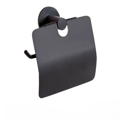 Porta Rollo Ottone Con Tapa Basic Negro 4021.5