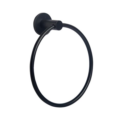 Accesorio baño toallero aro Ottone basic negro 4030.5