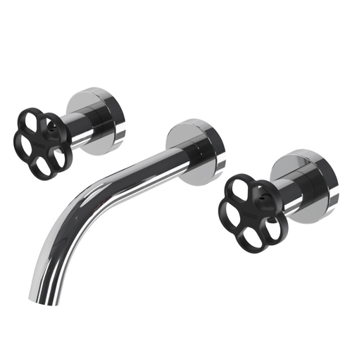Grifería Vasser Blumé Black para Lavatorio de Pared