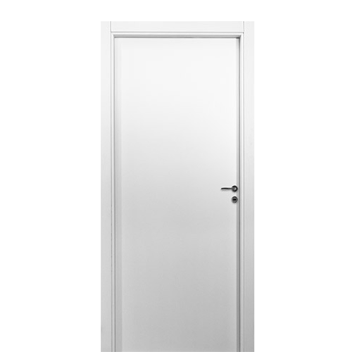 Puerta Placa Oblak Tekstura Blanco Liso Apertura Izquierda 80x220 cm