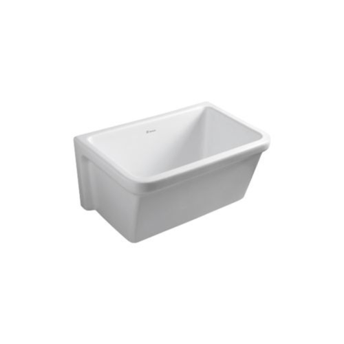 Pileta de Lavadero Ferrum PFC Mediana 26.5cm Blanca