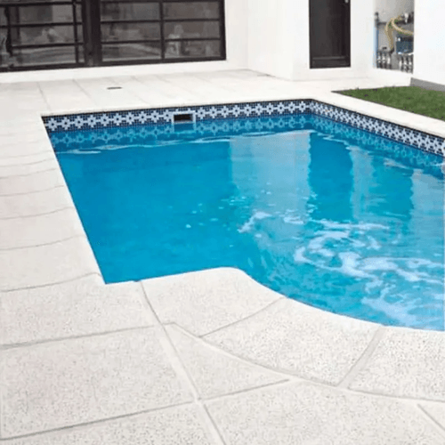 Borde Recto Atérmico Para Piscina Culzoni Patio Gris 50x50