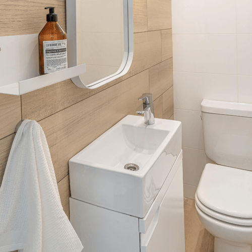 Lavatorio Ferrum Tori Toilette Blanco L15KF