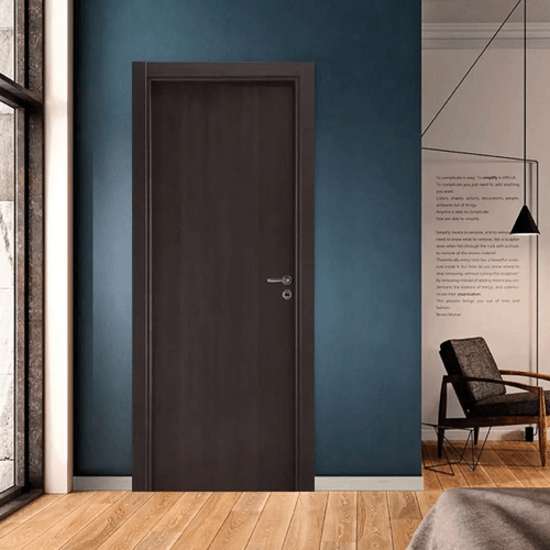 Puerta de Interior Placa Oblak Tekstura Wengue MM 70 x 200 x 10 cm izquierda