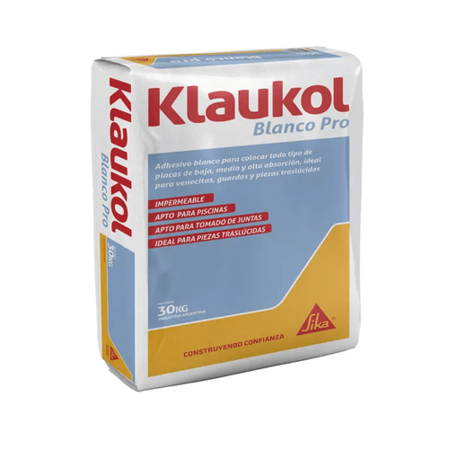 Adhesivo Klaukol Blanco Pro 30kg