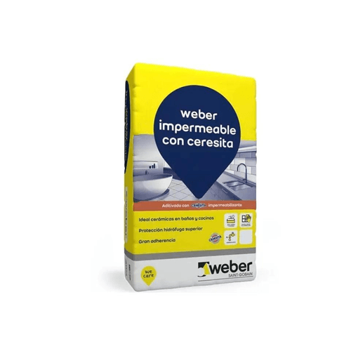 Pegamento Weber Col Impermeable c/ceresita 10kg