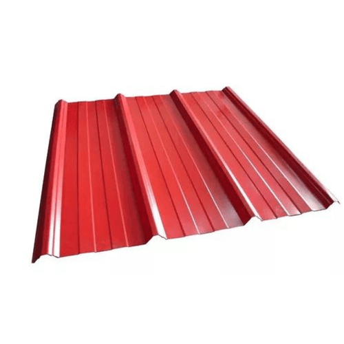 Chapa Trapezoidal Cincalum Roja Nº 25 1.10 X 3 Mts