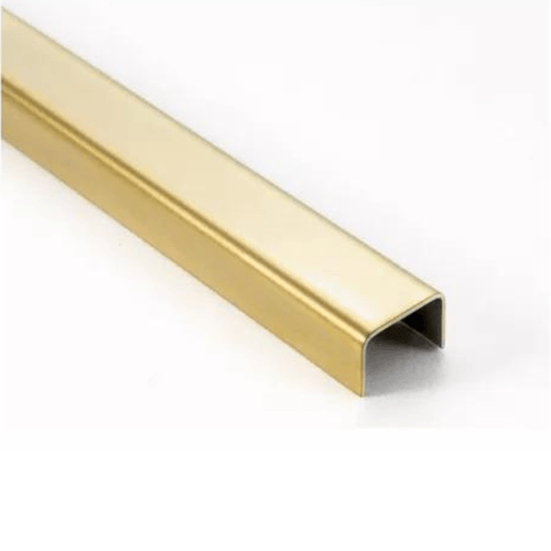 Listel de Aluminio Recto Moldumet Dorado 29x2500 AUR70