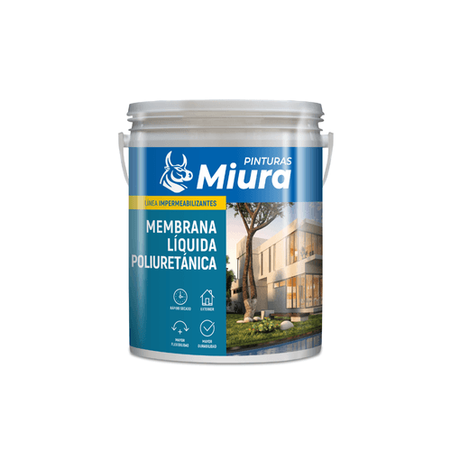 Membrana Impermeabilizante Miura C/Pu Bca 4 Kg