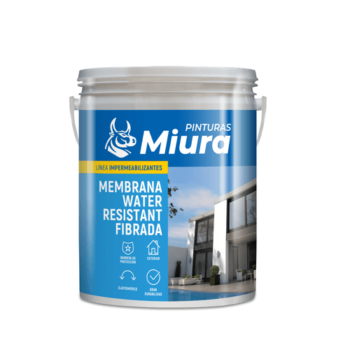 Membrana Impermeabilizante Miura Water Resist Fibrada Bca 20 Kg