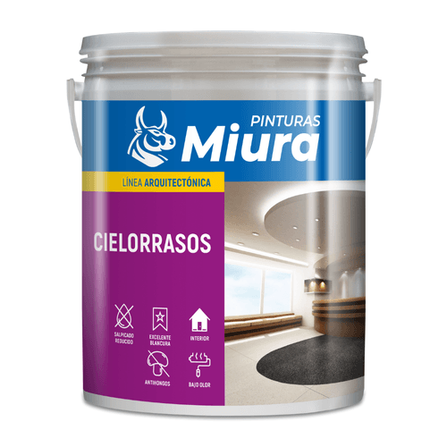 Latex Interior Miura Cielorraso Blanco 1 L