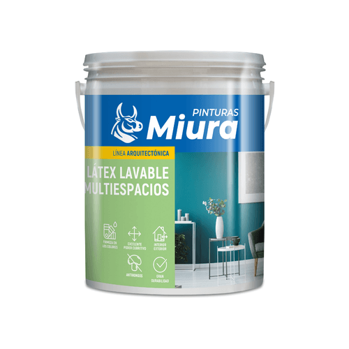 Latex Int/Ext Miura Multiespacio Blanco 1 L