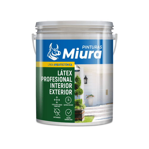 Latex Int/Ext Miura Profesional Blanco 1 L