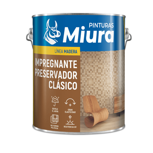 Impregnante Miura Clasico Caoba 3.600 L