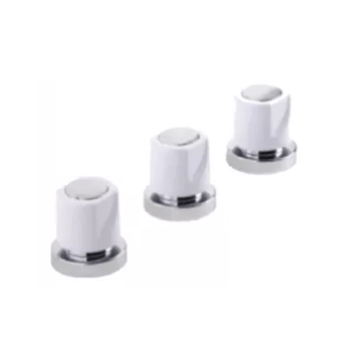 Griferia Estalgrif Vento para Bidet con transferencia Blanco Cromo