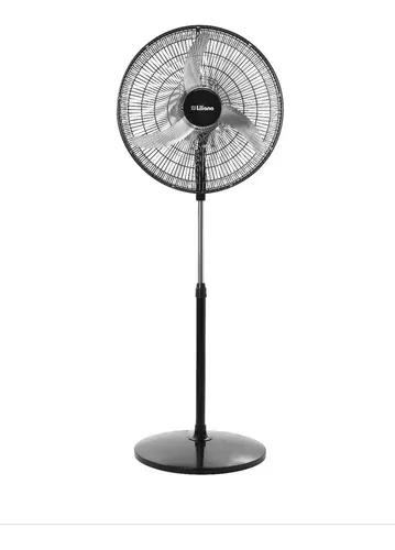 Ventilador de Pie Liliana 20" Negro 3 Aspas Metálicas